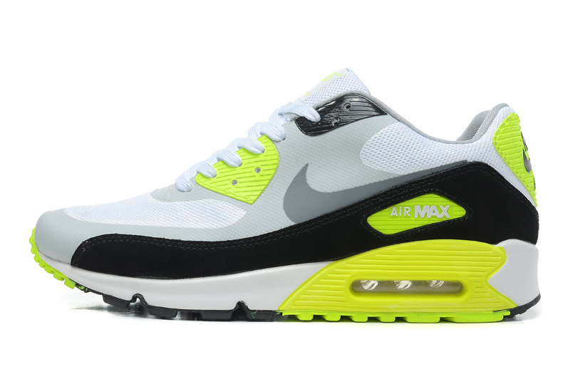 New Men'S Nike Air Max Black/Greenyellow/Gard/White